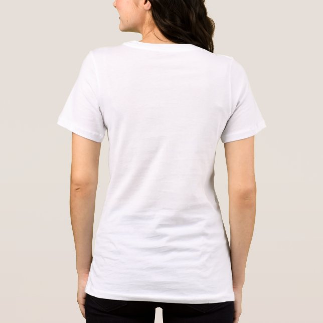 Eu amo você um latte Camiseta de Bebê Fofo Vaca da (Verso)