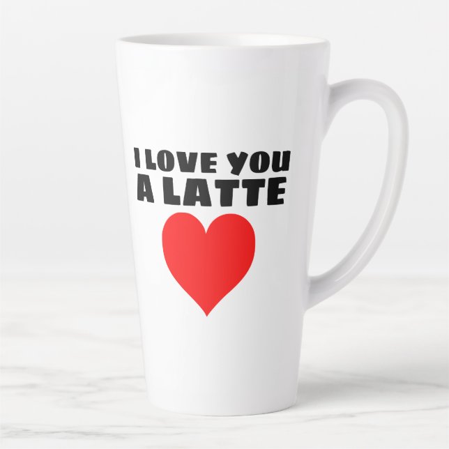 EU AMO VOCÊ UMA CANECA DE CAFÉ GRANDE LATTE (Direita)