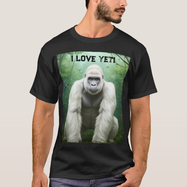 Eu Amo Yetti T-Shirt (Frente)