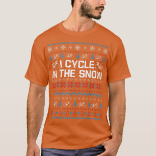 Eu Ando De Bicicleta Na Neve Presentes De Suéter D