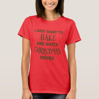 "Eu apenas quero cozer" o t-shirt do Natal