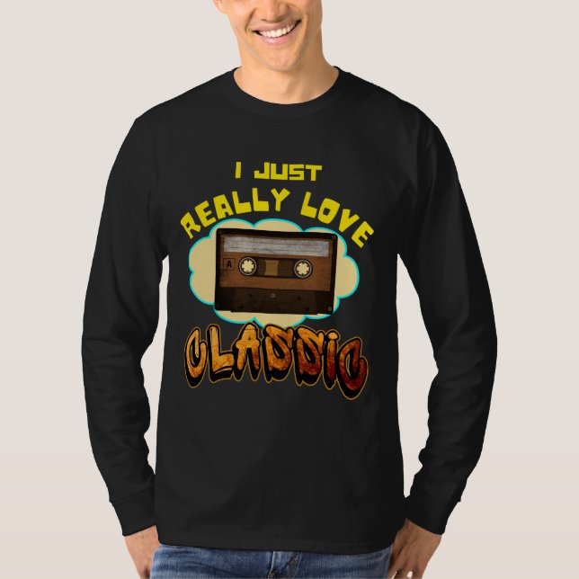 eu apenas realmente amo camiseta clássica (Frente)