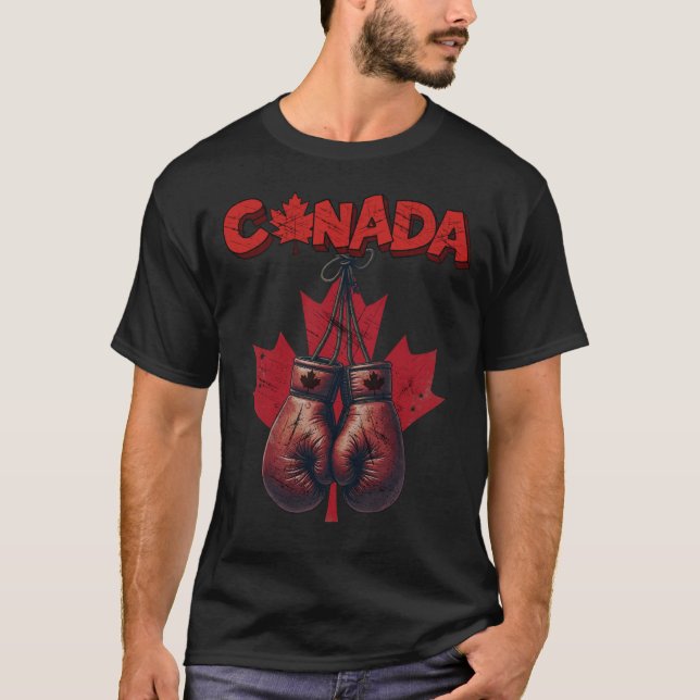 eu apoio o canadá elbows up canadá t-shirt merch (Frente)