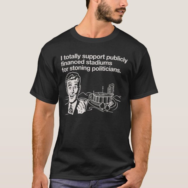 Eu apoio o t-shirt público dos estádios (Frente)