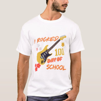 Eu arrasei em 100 dias de camiseta escolar, camisa