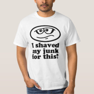 Eu barbeei minha sucata para este t-shirt