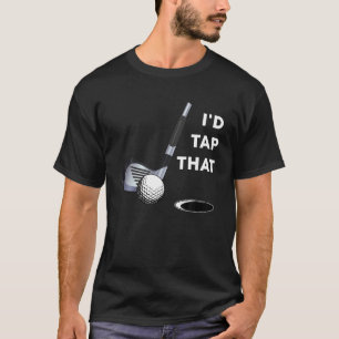 Eu Bato Na Camiseta De Golfe Engraçada.
