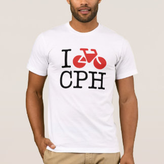 Eu Bike o t-shirt de Copenhaga