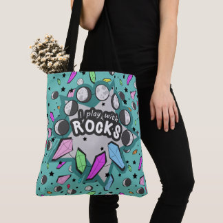 Eu brinco com o Rocks Tote Bag