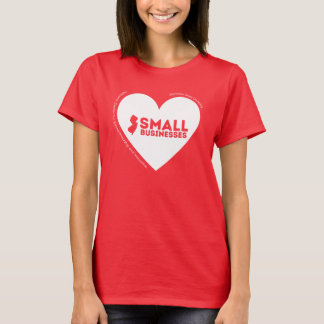 Eu ❤️ Camiseta Pequenas Empresas NJ