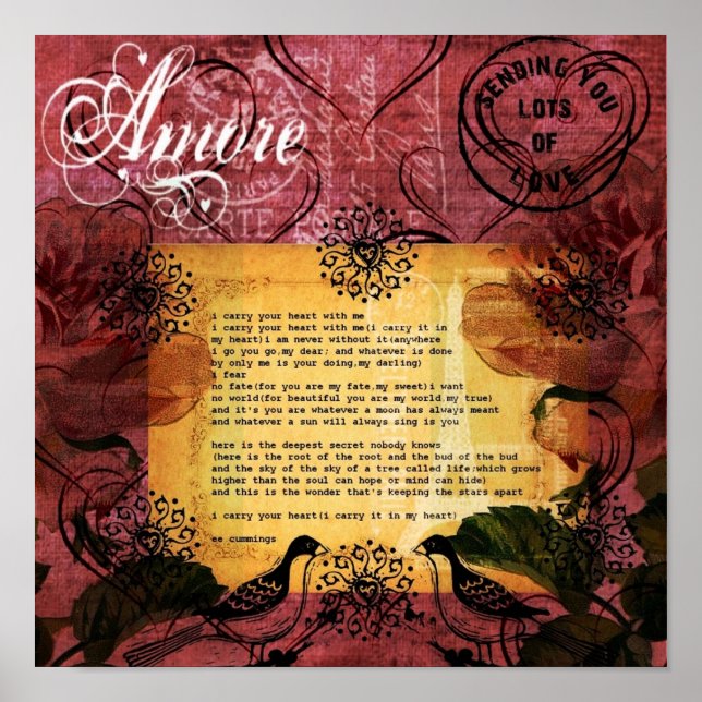 Eu Carregar Seu Coração Impressão de Arte Mídia Mi (Frente)