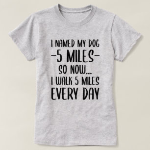 Eu Chamei Meu Cachorro T-Shirt engraçado