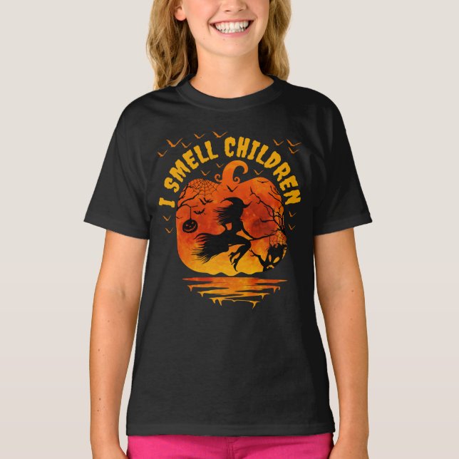 Eu cheiro crianças Camiseta (Frente)