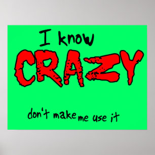 Eu Conheço Um Humor Poster Engraçado.