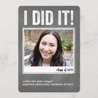 Eu Consegui! Anúncio de Conclusão de Curso