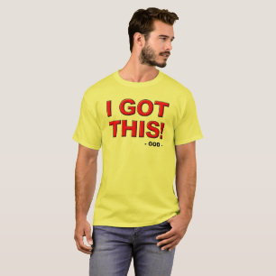 Eu Consegui Isto Deus Está no Controle Camiseta Cr