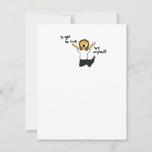 Eu consigo viver sozinho - Convites