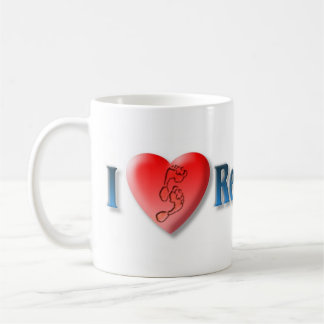 Eu (coração) amo a caneca do Reflexology 11oz
