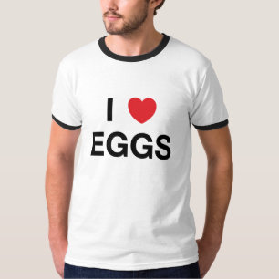 EU CORAÇÃO EGGS o t-shirt