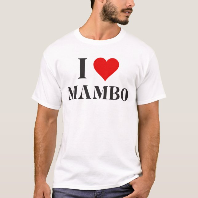 Eu coração Mambo T-Shirt (Frente)