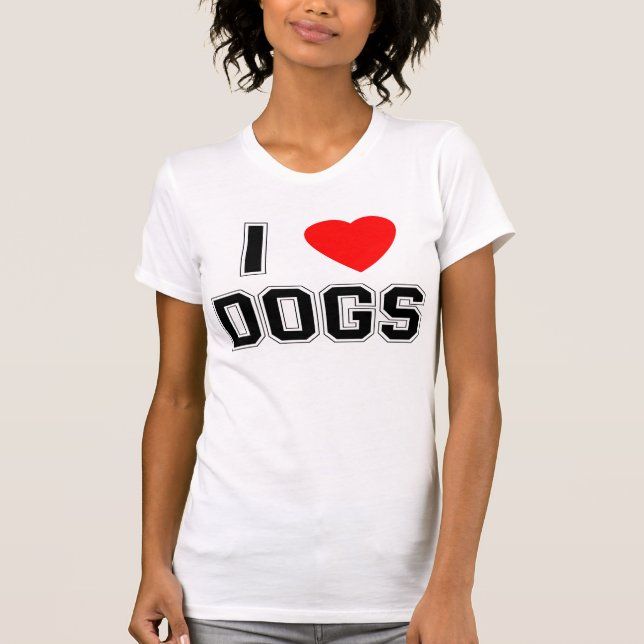 Eu coração persigo o t-shirt (Frente)