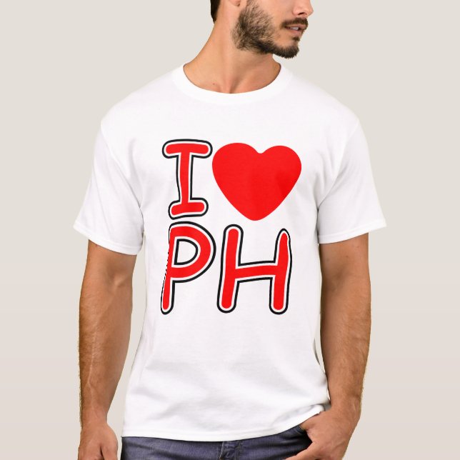 Eu coração PH T-Shirt (Frente)