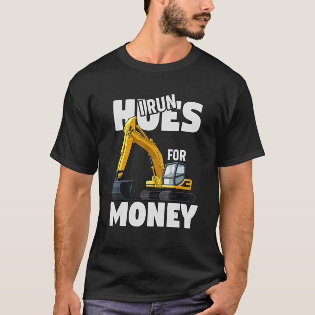 Eu Corro Mãos Para Money T-Shirt Engraçada (Frente)