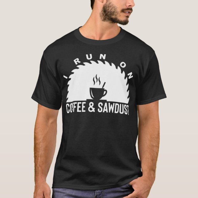 Eu corro no café e vi camisa pirata bolo de espaço (Frente)