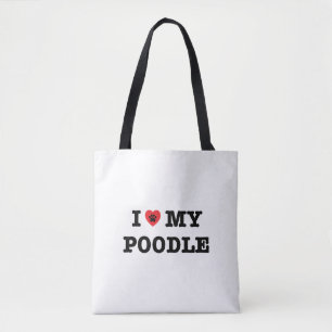 Eu Corto A Minha Bolsa De Tote De Poodle