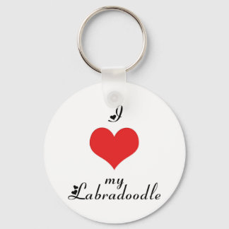 Eu Corto Meu Chaveiro Labradoodle