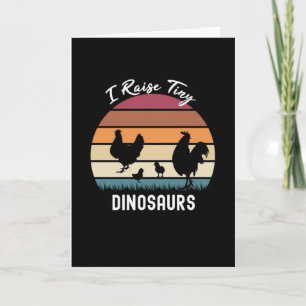 Eu Crio Cartões de Frango de Dinossauros Minúsculo