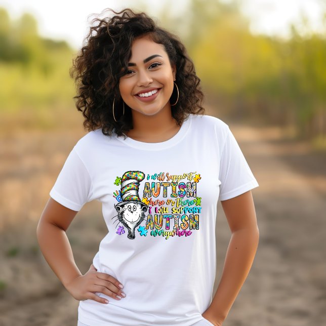 Eu Darei Suporte A Camiseta Autism (Criador carregado)