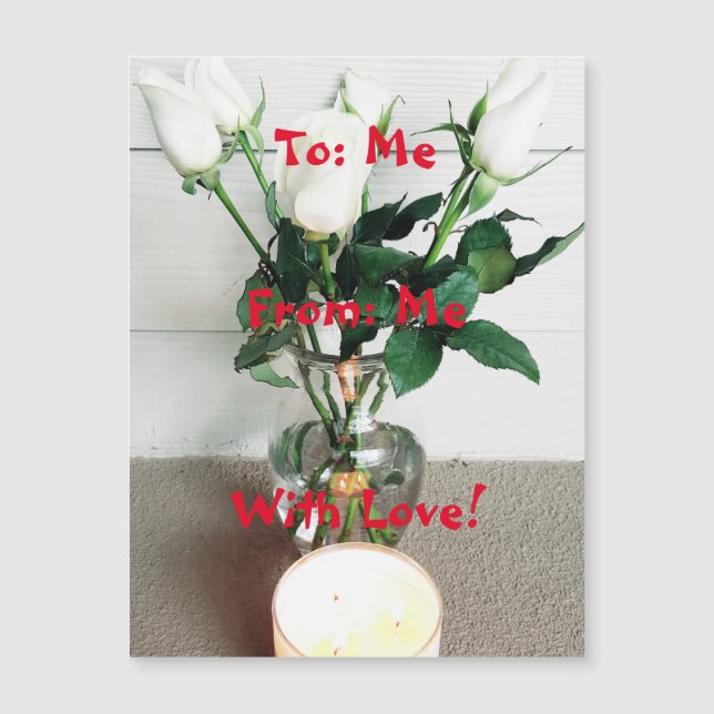 Eu, De: Eu, Com Amor! Cartão Magnético (Frente)