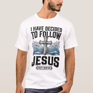 Eu Decidi Seguir Jesus Camiseta Vintage