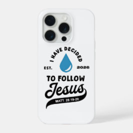Eu decidi seguir Jesus - Capinha de celular cristã