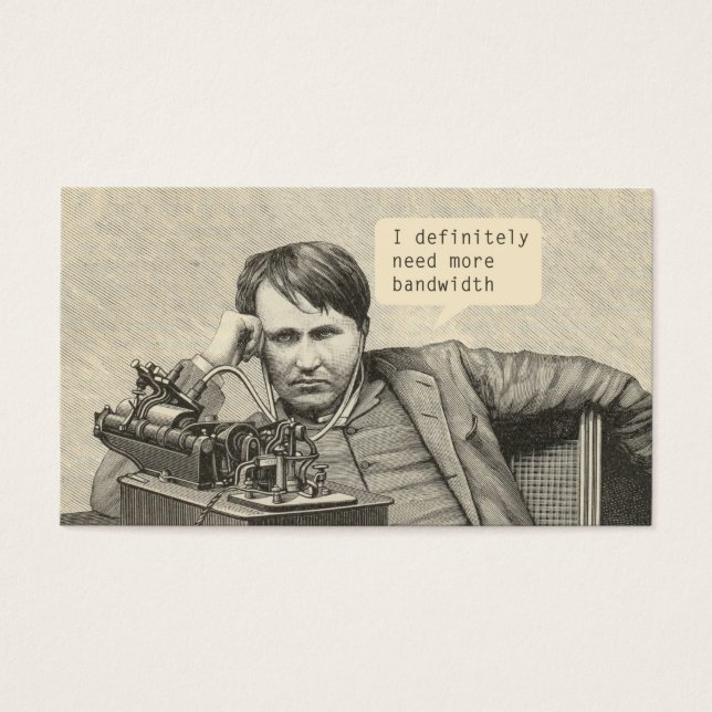 Eu definitivamente preciso de mais largura de band (Frente)