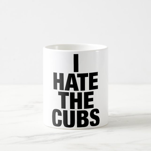 Eu deio a caneca de Cubs (Centro)