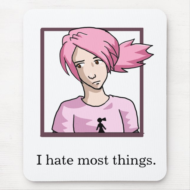 Eu deio a maioria de coisas Mousepad (Frente)