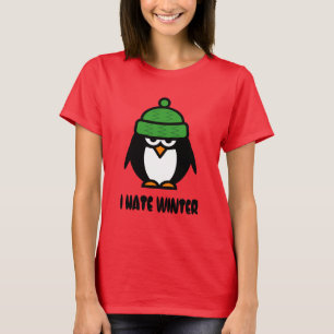 Eu deio camisas do inverno t com desenhos animados