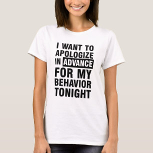 Eu desculpo-me adiantado meu t-shirt do
