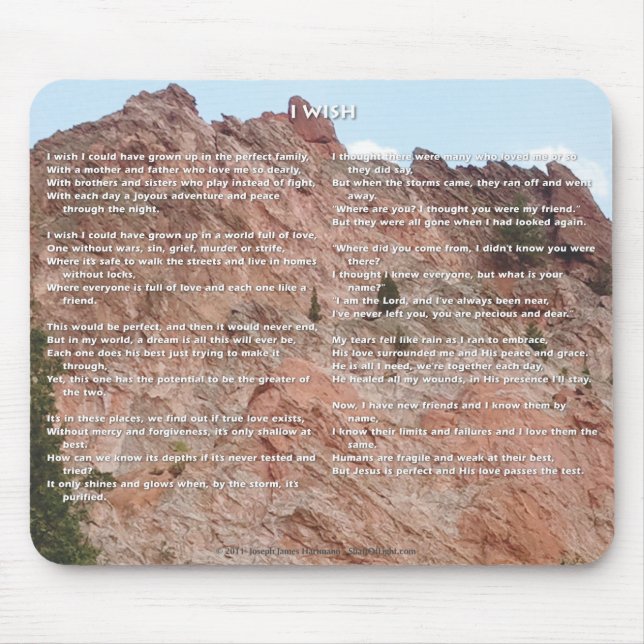 Eu desejo Mousepad (Frente)