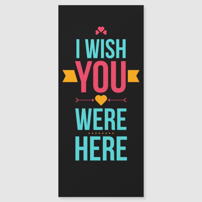 Eu Desejo Que Você Estivesse Aqui Corações de Amor (Frente)