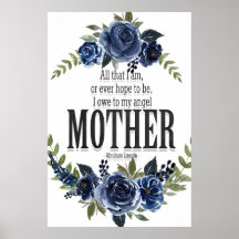 Eu devo a minha mãe anjo poster