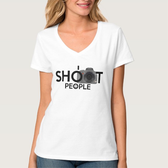 Eu disparo em pessoas do t-shirt (Frente)
