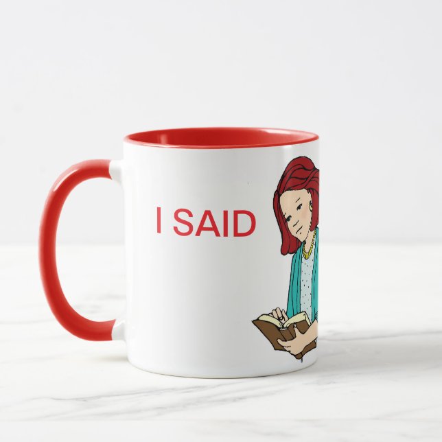 Eu disse caneca de café (Esquerda)