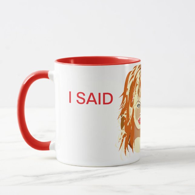 Eu disse caneca de café (Esquerda)