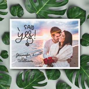 Eu disse sim noivado anúncio QR Code 2 foto