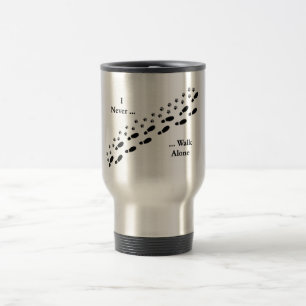 Eu do amante do cão nunca ando caneca de viagem