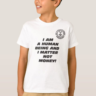 Eu do miúdo sou um t-shirt humano ser