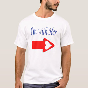 Eu dos homens "sou com seu" t-shirt